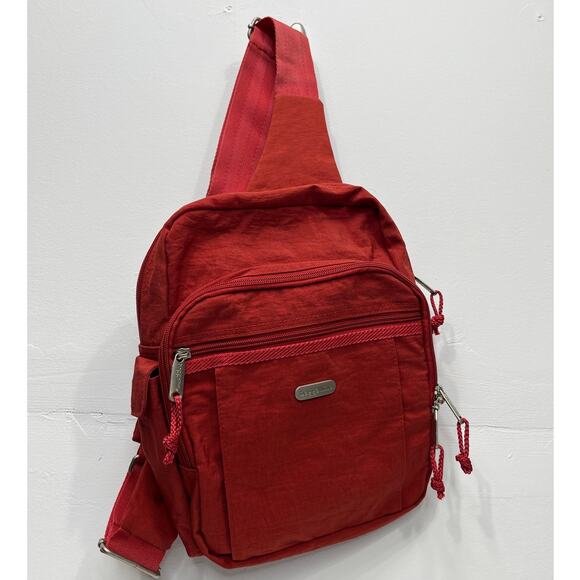 Baggallini Orange Sling Backpack - Picture 1 of 9